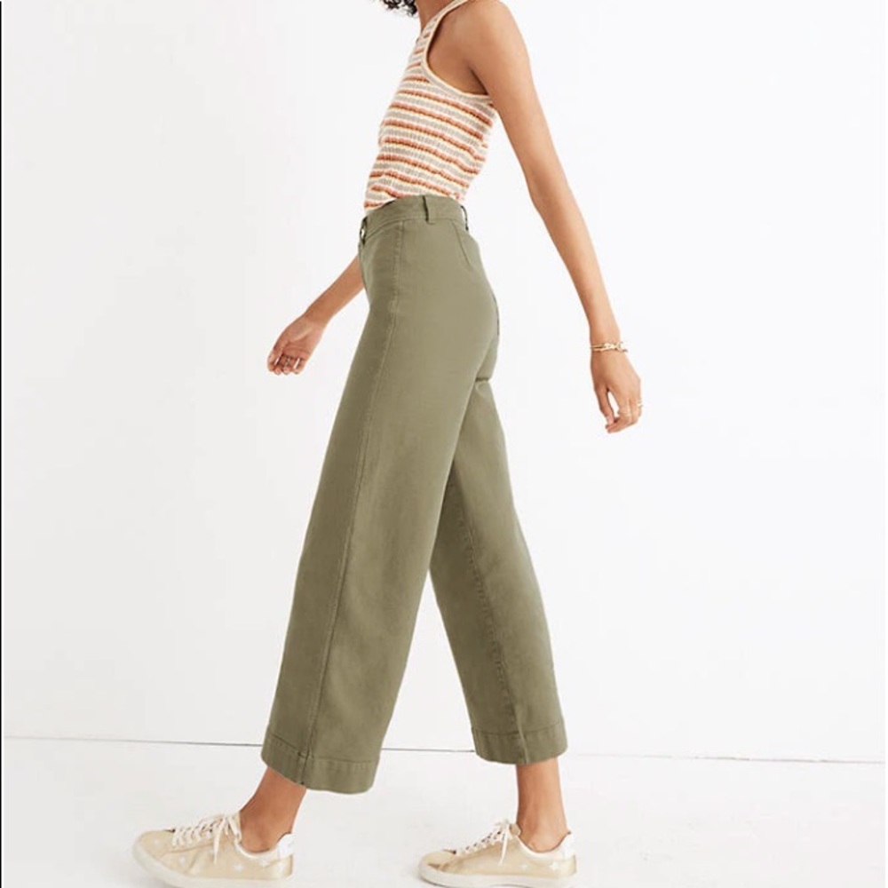 Madewell Emmett Wide-Leg Crop Pants